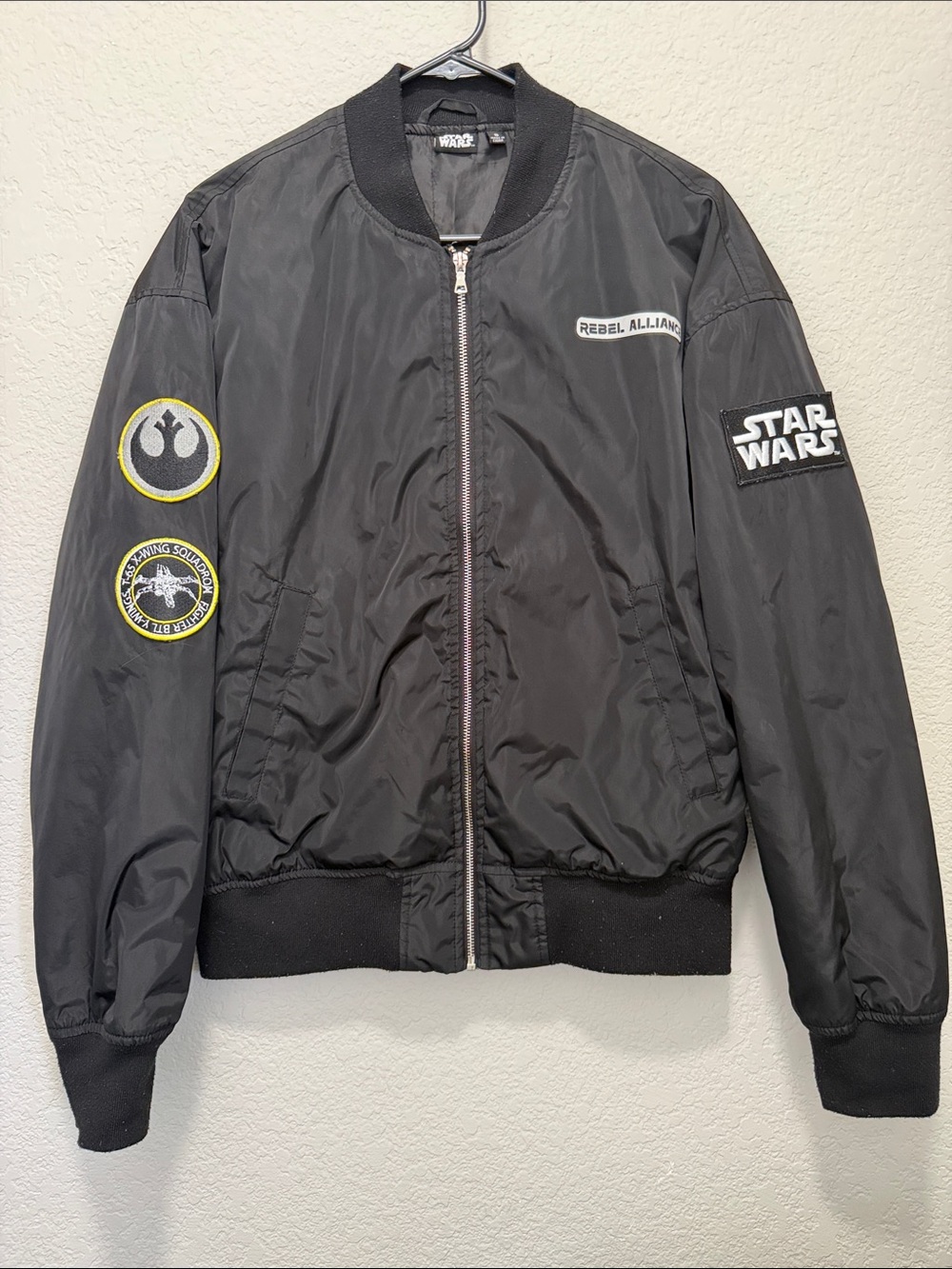 Star Wars Rebel Alliance Satin Flight X-Wing Bomber Jacket